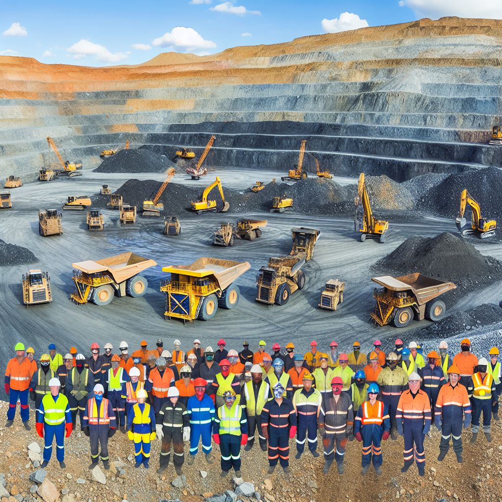 Image demonstrating Mining in the industrial,industry context